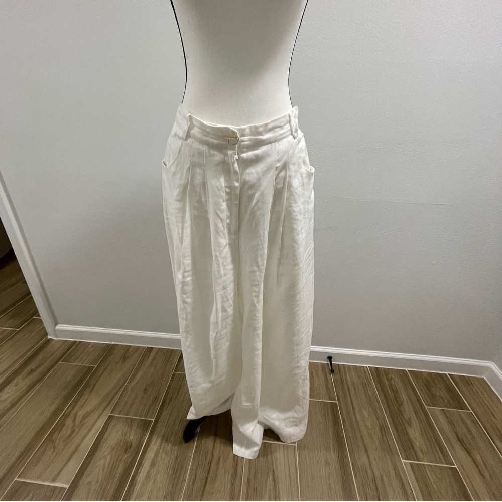 Farm Rio High-Waist Linen Pant - Picture 3 of 4
